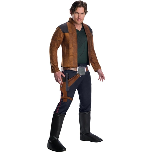 Rubies 266386 Halloween Solo A Star Wars Story-Han Solo Deluxe Mens Co