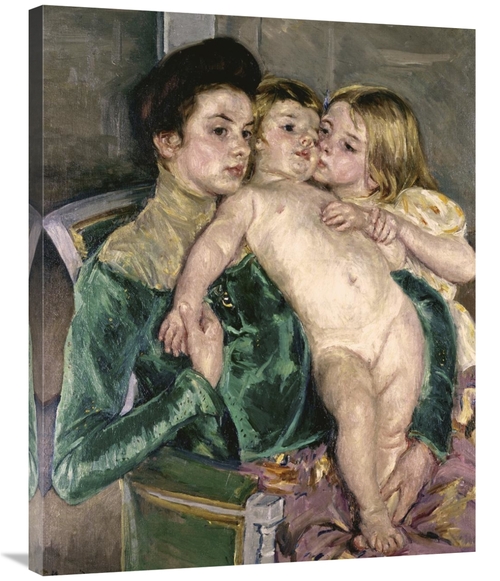 Global Gallery GCS-276990-36-142 36 in. Childs Caress Art Print - Mary