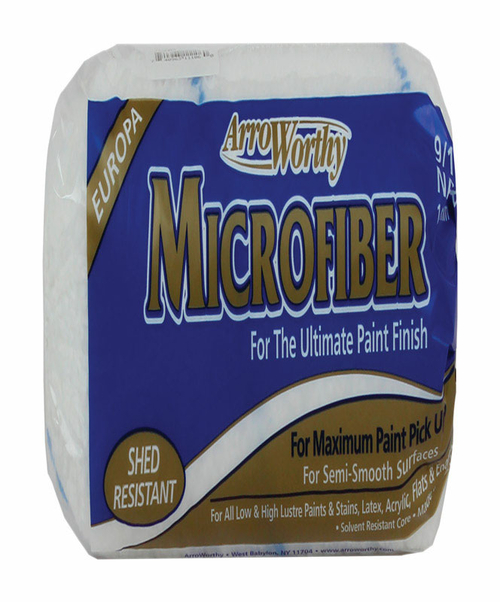 Arroworthy 1807916 Microfiber 0.56 x 7 in. Paint Roller Cover, Whi