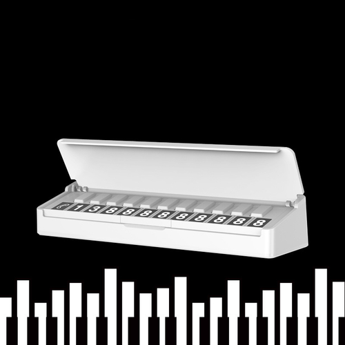 Car Styling Imitation PianoTemporary Parking Card