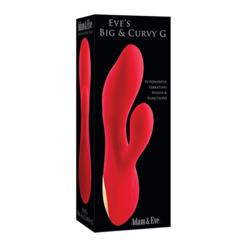 Adam & Eve Eve's Big & Curvy G Rechargeable Vibrating Silicone Dual
