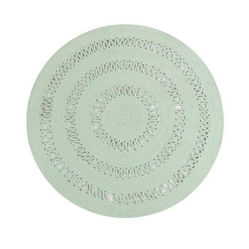 Dotti Saskia Round Sage Cotton Rug