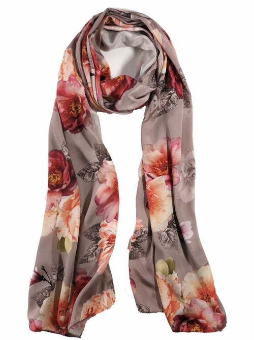 Digitally Printed Floral Scarf