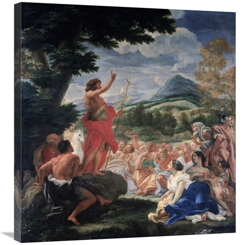 Global Gallery GCS-281681-30-142 30 in. The Sermon of St. John the Bap