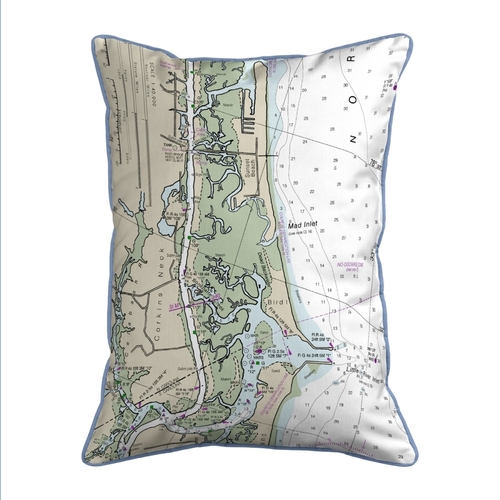 Betsy Drake ZP11534SB 20 x 24 in. Sunset Beach, NC Nautical Map Ex