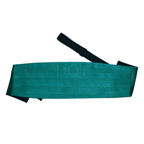 Plain Satin Cummerbund - Teal