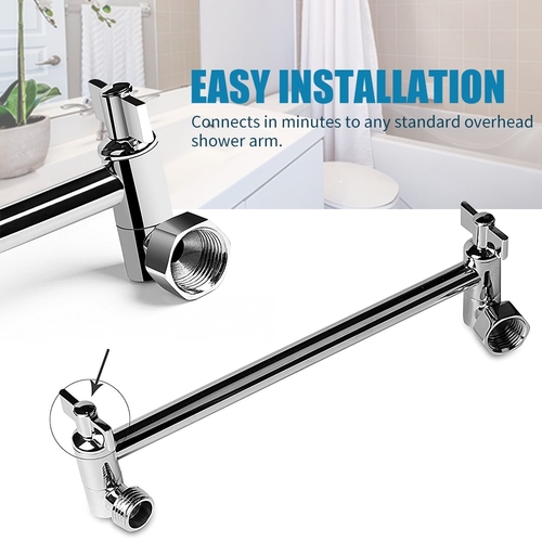 Shower Arm Extension With Lock Joints 11 Inch