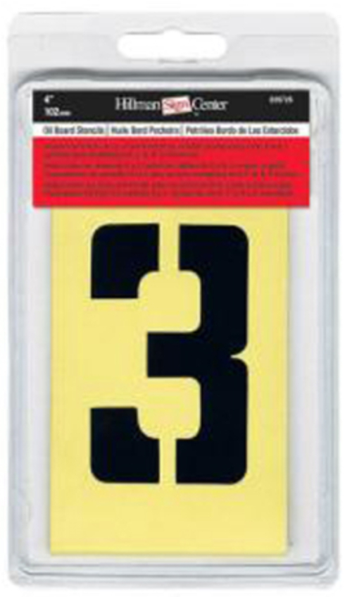 Hillman 839728 6 in. Letter & Number Stencil Set