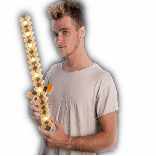 Blinkee LUPHSS-3D Light Up 3D Pixel Halloween Warrior Sword