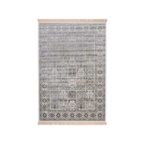Royal Palace Grey Silk Rug