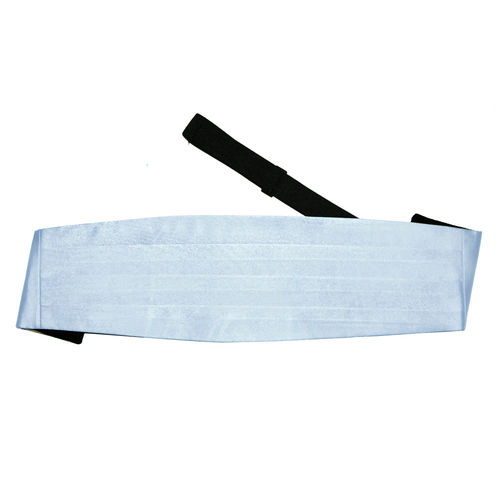 Plain Satin Cummerbund - Baby Blue