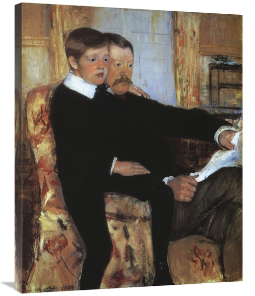 Global Gallery GCS-372627-36-142 36 in. Alexander & His Son Robert 188