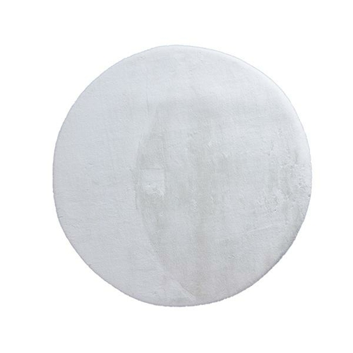 Pony Round White Rug 160 X 160 Cm