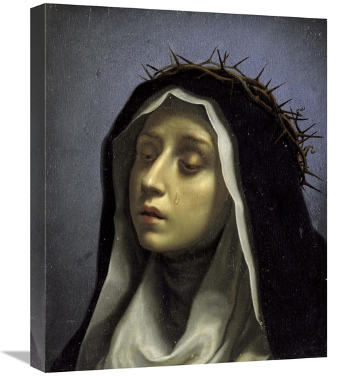Global Gallery GCS-277409-22-142 22 in. Saint Catherine of Siena Art P