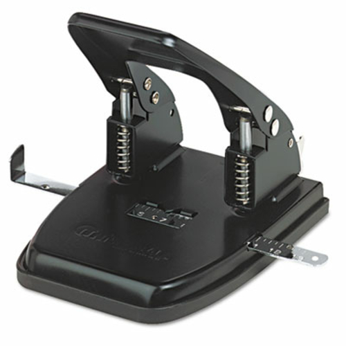 Universal 74222 30-Sheet Two-Hole Punch- .28 in. Holes- Black