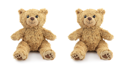 Cute Teddy Bear Brown, Small, Baby Toy Pack of 2