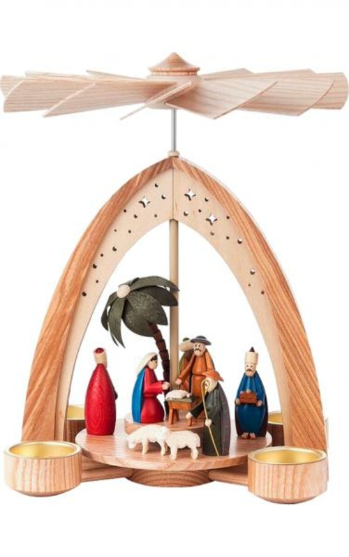 Alexander Taron 085-265BT Dregeno Pyramid - Nativity Scene with a Natu
