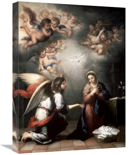 Global Gallery GCS-278797-22-142 22 in. Annunciation Art Print - Barto