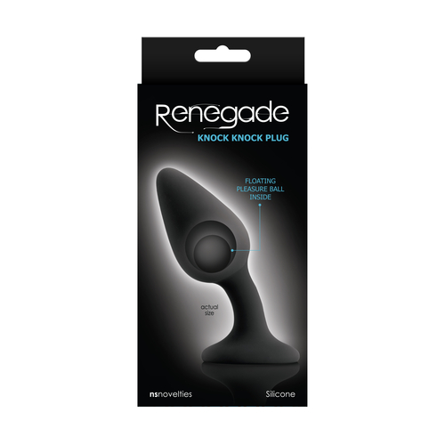 Renegade Knock Knock Plug - Black