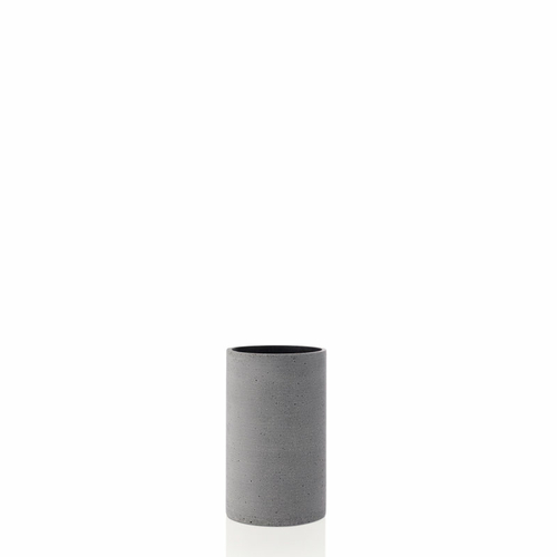 Blomus 65625 Polystone Vase, Dark Gray - Small