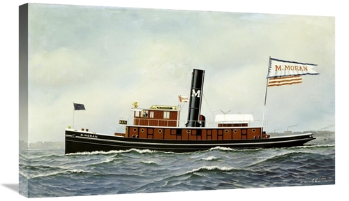 Global Gallery GCS-268157-30-142 30 in. M. Moran Tug Boat Art Print - 