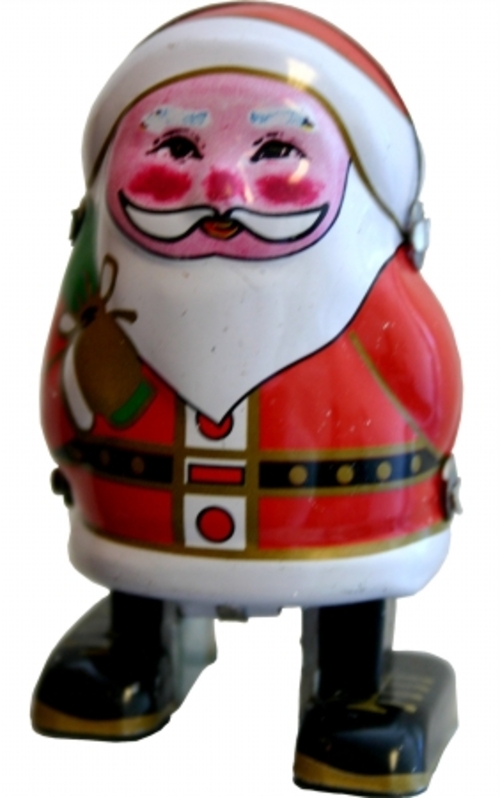 SHAN MS241 Collectible Tin Toy - Santa