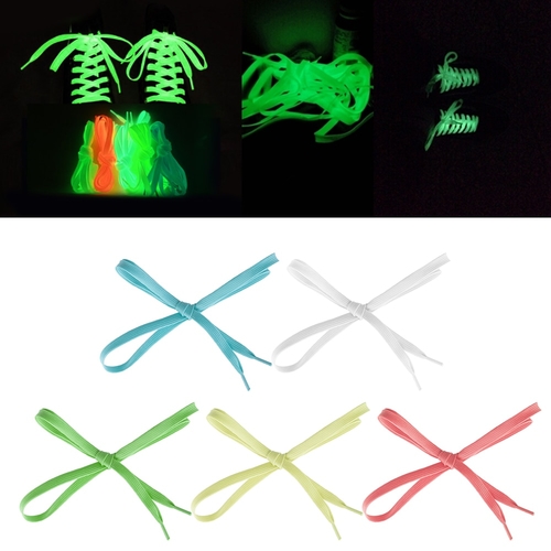 1 Pair luminous shoelace glow in the dark