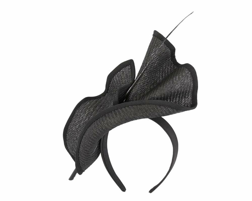 Black  racing fascinator  MA686B