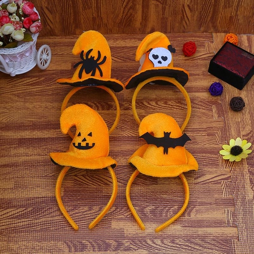 Halloween Pumpkin Hat Halloween Witch Hat Fancy