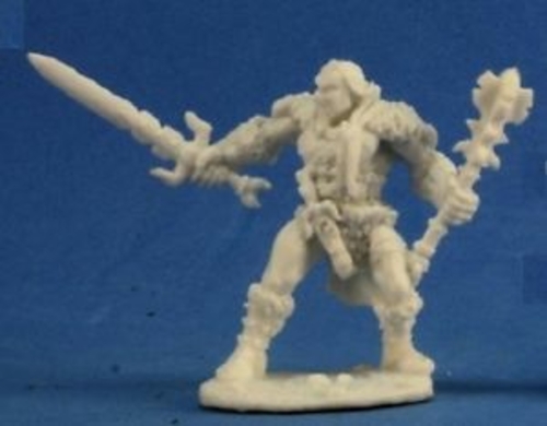 Reaper Miniatures REM77219 Bones-Grundor Hoardtaker, Barbarian
