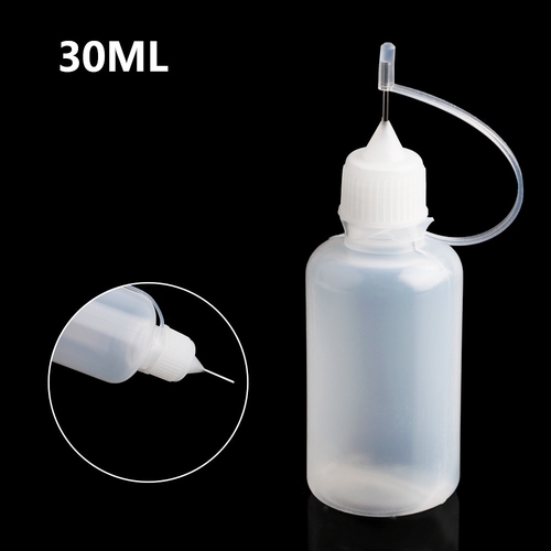 Useful 2 pcs 30ML Plastic Glue Applicator Reuse