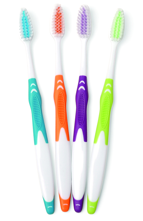 Freshmint Adult Rubber Handle Toothbrush