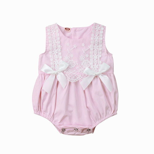 0 24M New Infant Newborn Baby Girls Clothing Lace