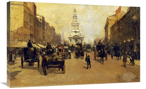 Global Gallery GCS-268500-36-142 36 in. The Strand, London Art Pri