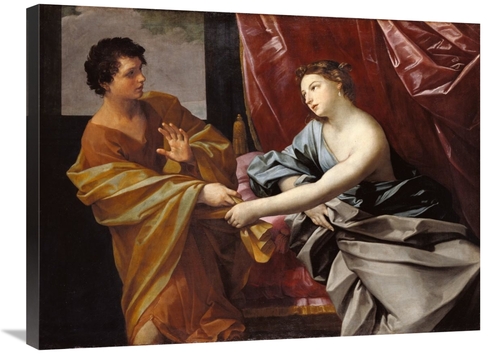 Global Gallery GCS-456175-2432-142 24 x 32 in. Joseph & Potiphars Wife