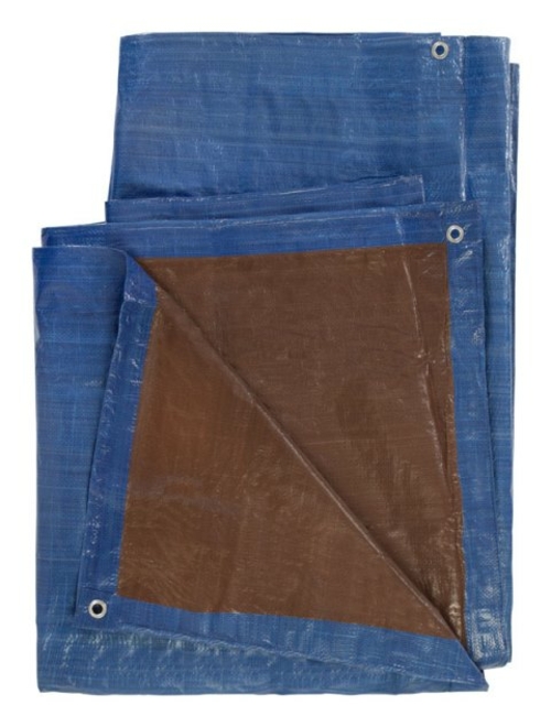 Projex PROJBB1620 Poly Tarps  Blue & Brown - 16 x 20