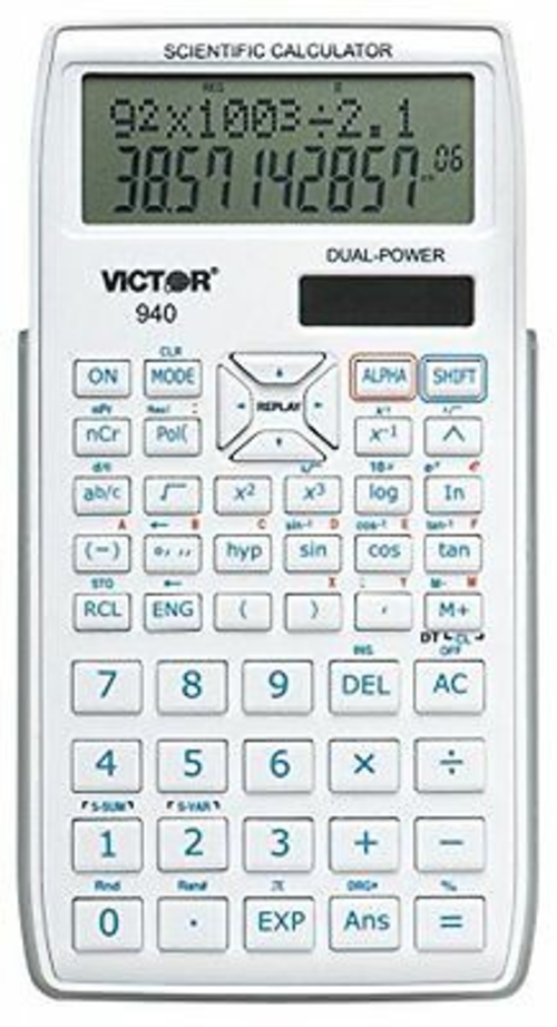 Victor VCT940 Advanced 2 Line Scientific Calculator