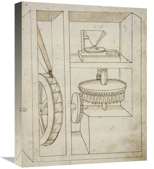 Global Gallery GCS-455002-1620-142 16 x 20 in. Folio 40 - Mill with Ov