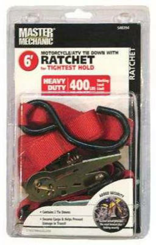 Trade of Amta 548394 6 ft. Cycle Ratchet Tie Downs - Pack of 2