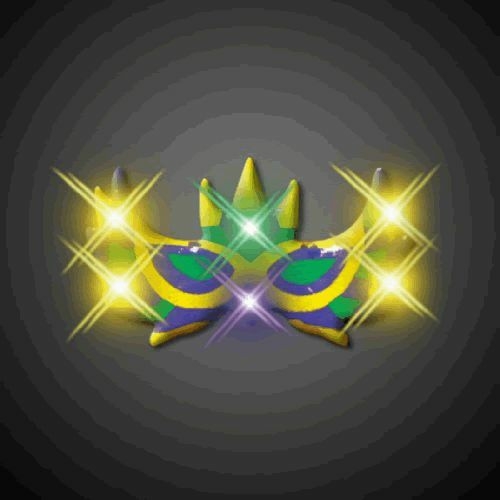 Blinkee 1121200 Light Up Mardi Gras Mask