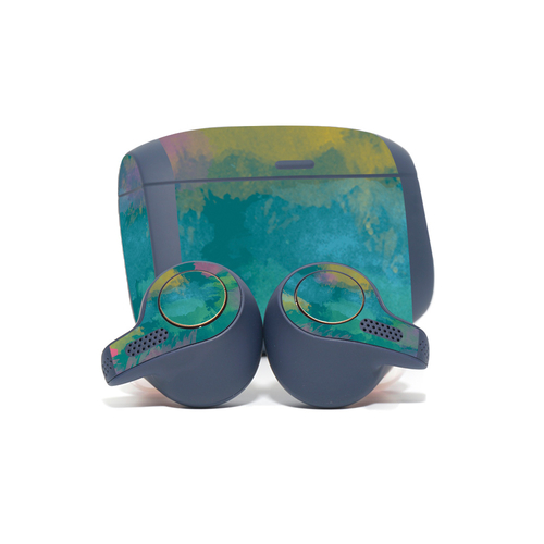 MightySkins JABE65T-Watercolor Blue Skin for Jabra Elite Active 65T - 