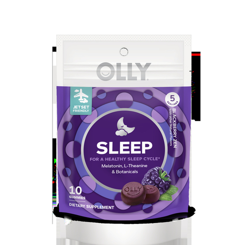 Olly 9040752 Purple Blackberry Zen Sleep Gummie - Pack of 8 - 10 Piece