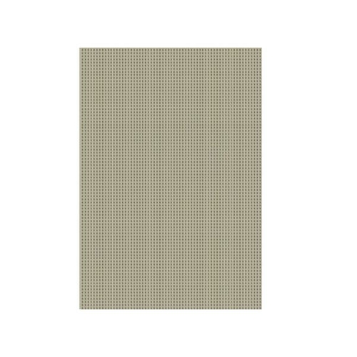 Outdoor Plain Silver Rug