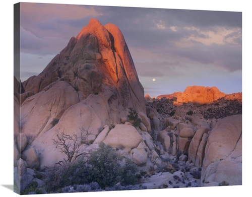 Global Gallery GCS-396426-30-142 30 in. Moon Over Rocks, Joshua Tr