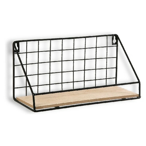 Shelves Versa 1 Grille Metal MDF Wood (10,5 x 14 x 28,5 cm)