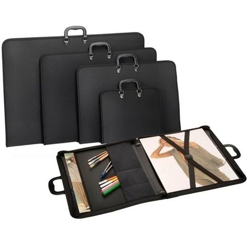 Zippered document holder Carchivo Embossed Black polypropylene