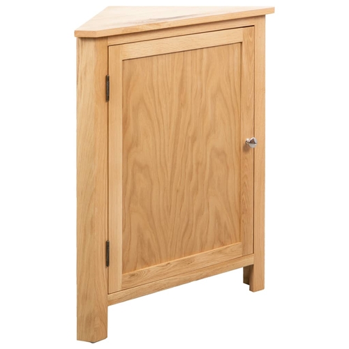 Corner Cabinet 23.2"x14.2"x31.5" Solid Oak Wood