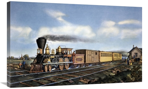 Global Gallery GCS-277159-36-142 36 in. American Express Train Art Pri