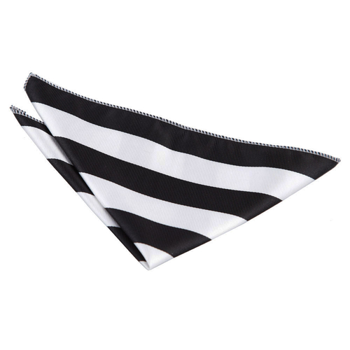 Striped Handkerchief - Black & White