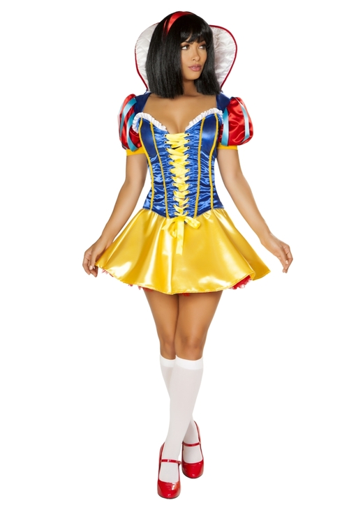 Roma Costume 4855-AS-L 2 Piece Pure As Snow, Blue, Red & Yello